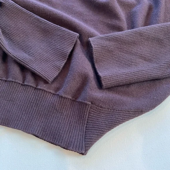 All Saints NWOT Elgar Cowl Sweater Burgundy - Picture 4 of 11